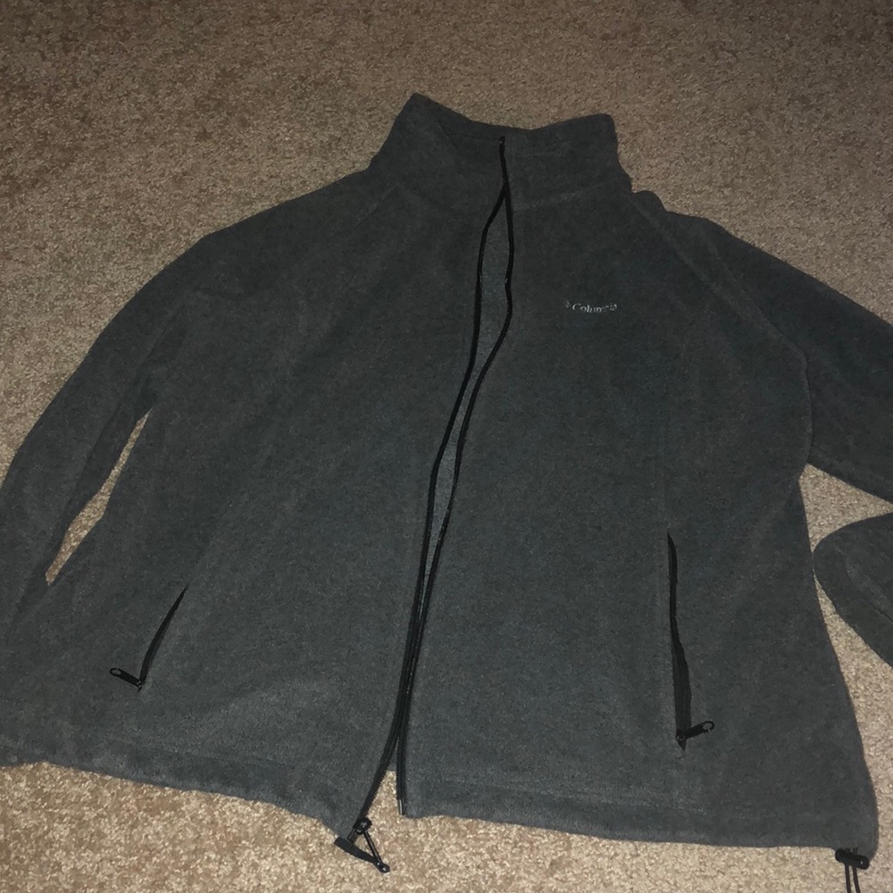 Charcoal grey colored Columbia. Almost brand new.